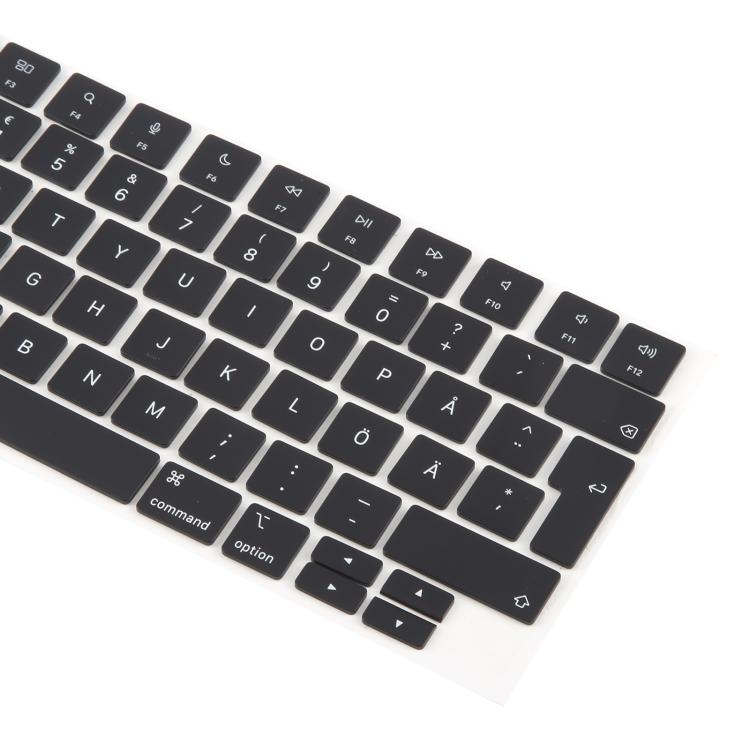 For MacBook A2681 A2941 A3113 A3114 UK Big Enter Version Keycaps, Language:Sweden