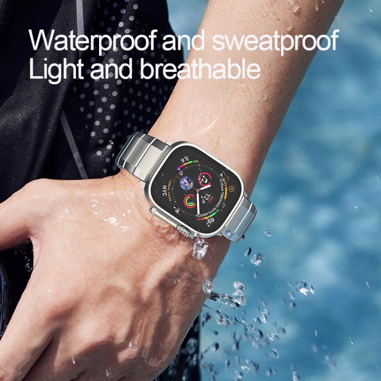 For Apple Watch 46mm / 49mm / 45mm / 44mm One-Bead Pure Titanium Buckle Watch Band(Titanium) - free shipping - PMc TechLife - Order now!