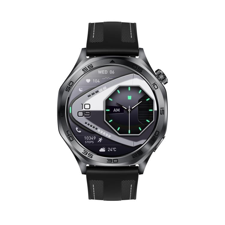 AK83 BT Call Smart Watch, Support Blood Pressure / Heart Rate / Sports Wellness Tracking Fitness Tracker(Black Braid Silicone)