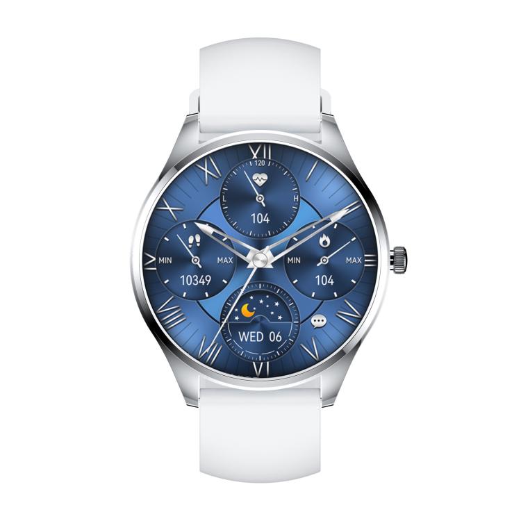H77 1.43 inch AMOLED Screen Health & Fitness Smart Watch IP67 Water-resistant Support BT Call(White)