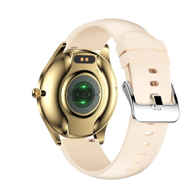 H77 1.43 inch AMOLED Screen Health & Fitness Smart Watch IP67 Water-resistant Support BT Call(Beige)