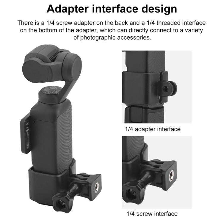 For DJI OSMO Pocket 3 BRDRC Protection Frame Adapter Base, Type:Frame + Clip + Chest Strap