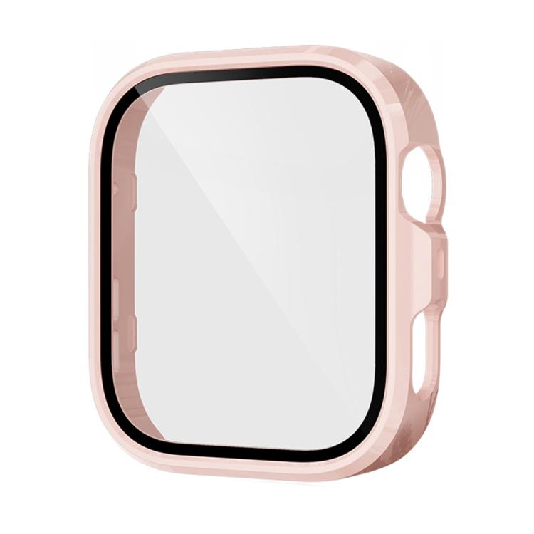 For Huawei Watch Fit 4 Pro Tempered Film Integrated PC Watch Protective Case(Pink)