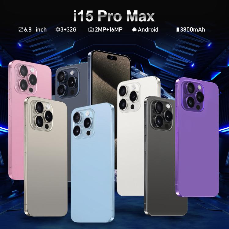 I16 Pro Max / VD1, 3GB+32GB, 6.8 inch Android 10 MTK6753 Octa Core, Network: 4G, Dual SIM, Plug:US Plug(Pink) - free shipping - PMC Jewellery - Order now!
