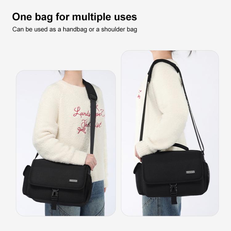 CADeN D27-1 Portable Digital Camera Bag with Strap, Size:26 x 21 x 15cm Grey - free shipping - PMC Jewellery - Order now!