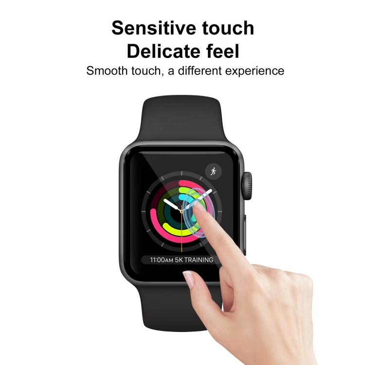 For Apple Watch Series 3&2&1 42mm 2pcs xDfind Curved 3D Composite Material Soft Film Screen Protector