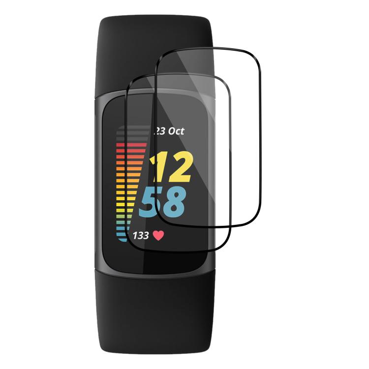 For Fitbit Charge 5 2pcs xDfind Curved 3D Composite Material Soft Film Screen Protector