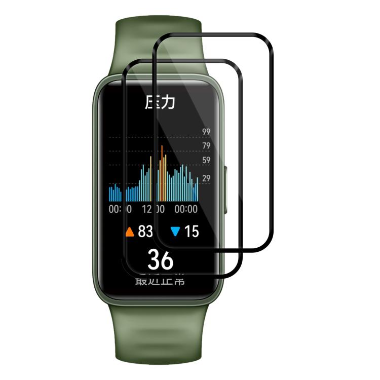 For Huawei Band 8 NFC 2pcs xDfind Curved 3D Composite Material Soft Film Screen Protector