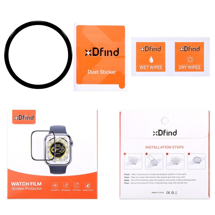 For Samsung Galaxy Watch5 Pro 45mm 2pcs xDfind Curved 3D Composite Material Soft Film Screen Protector - free shipping - PMc TechLife - Order now!