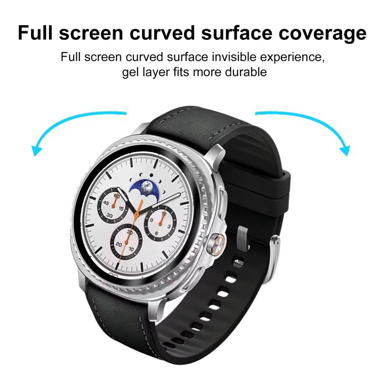 For Samsung Galaxy Watch8 Classic 46mm 2pcs xDfind Curved 3D Composite Material Soft Film Screen Protector