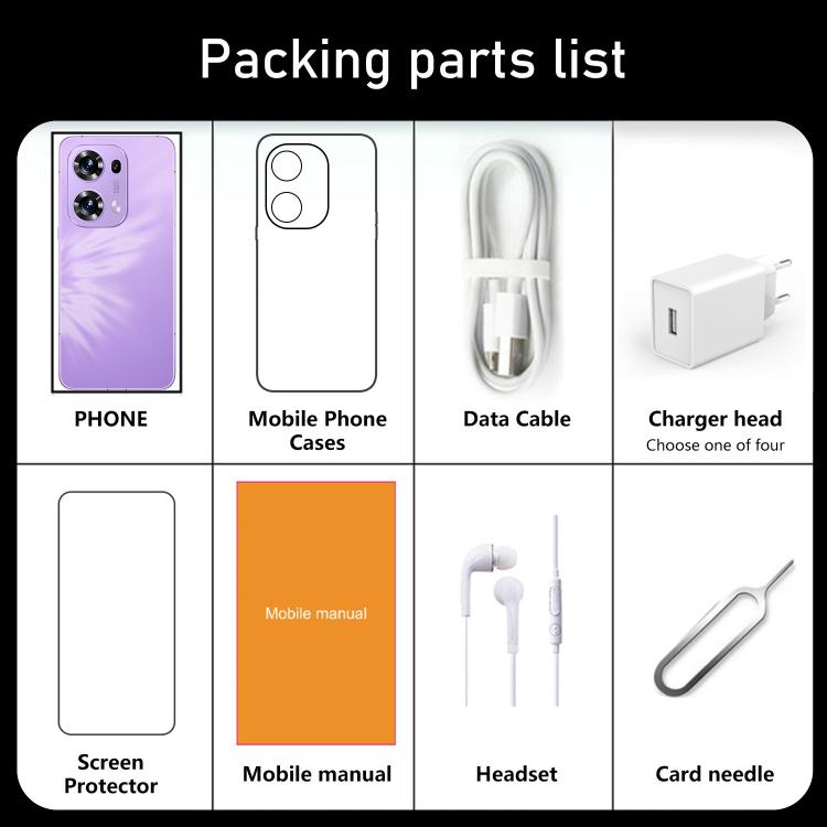 Reno13 Pro / ZKU290, 2GB+16GB, 6.56 inch Android 8.1 MTK6580A Quad Core, Network: 3G, Dual SIM, Plug:EU Plug(Purple) - free shipping - PMc TechLife - Order now!