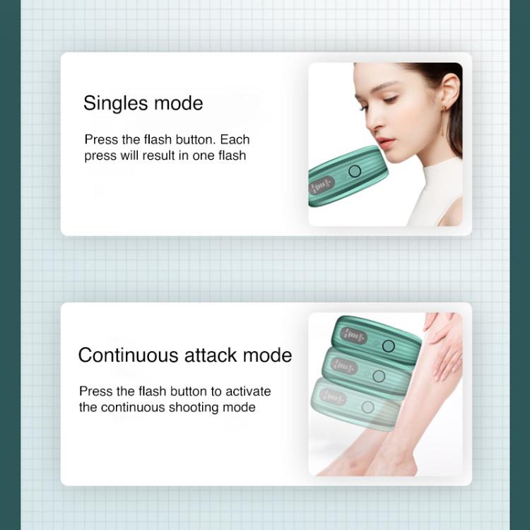 FY-B501 Laser Hair Removal Device Home Electric IPL Intense Pulse Hair Remover, EU Plug(Dark Green) - free shipping - PMC TechLife - Order now!