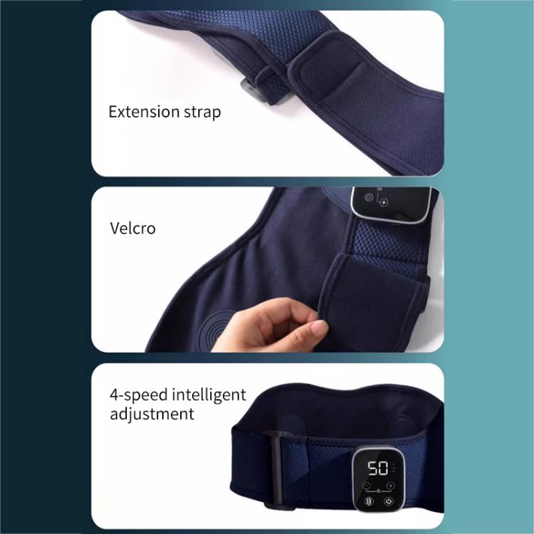 WG-HG-16008 Hot Compress Massage Waist Massager Period Pain Relieve Massager(Navy Blue)