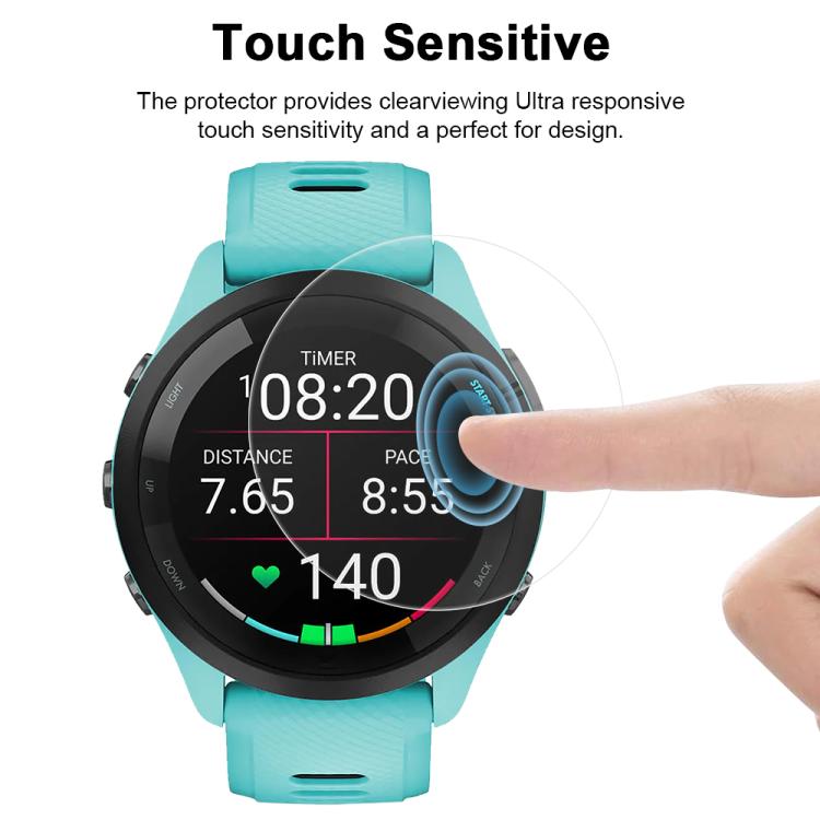 For Garmin Forerunner 265 44mm 5pcs xDfind Soft Hydrogel Film Full Cover Front Protector
