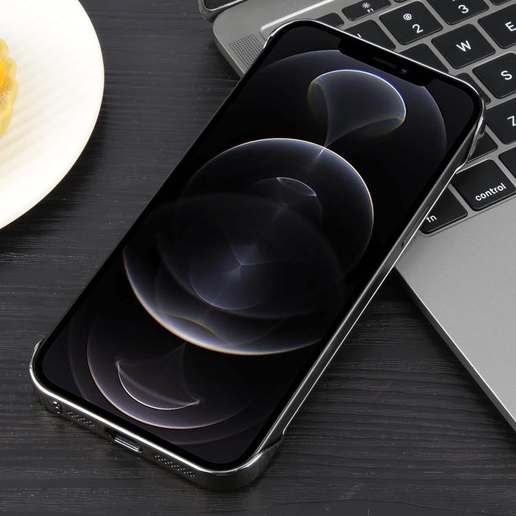 For iPhone 13 Pro Max / 12 Pro Max Electroplating Frameless Frosted Anti-Glare PC MagSafe Phone Case(Titanium Gray) - free shipping - PMC Jewellery - Order now!