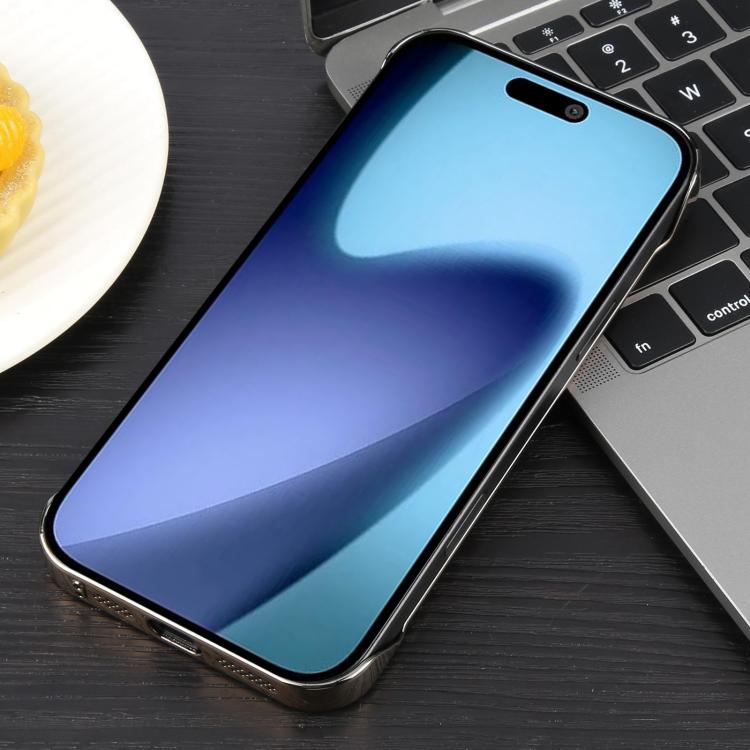 For iPhone 17 Air Electroplating Frameless Frosted Anti-Glare PC MagSafe Phone Case(Desert Gold) - free shipping - PMC Jewellery - Order now!
