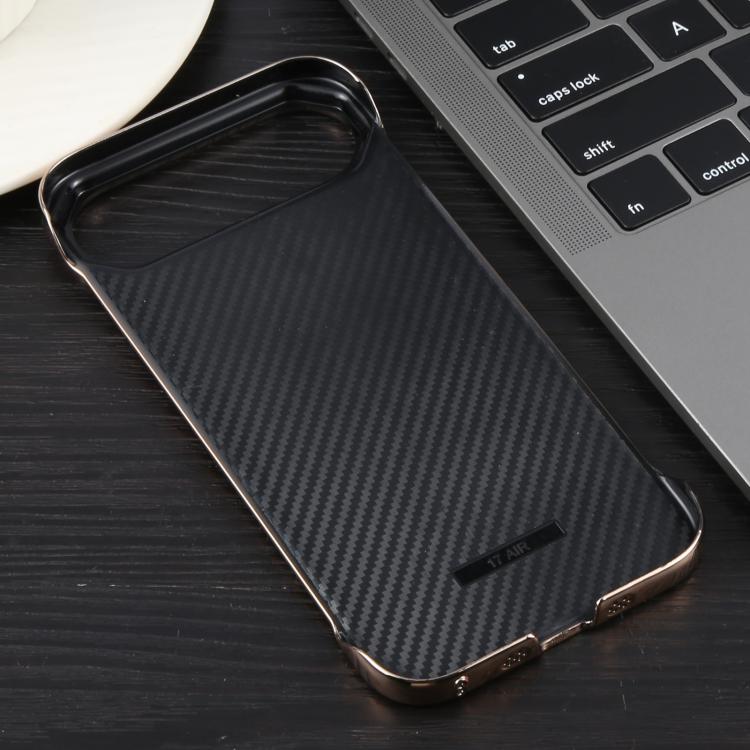 For iPhone 17 Air Electroplating Frameless Frosted Anti-Glare PC MagSafe Phone Case(Desert Gold) - free shipping - PMC Jewellery - Order now!