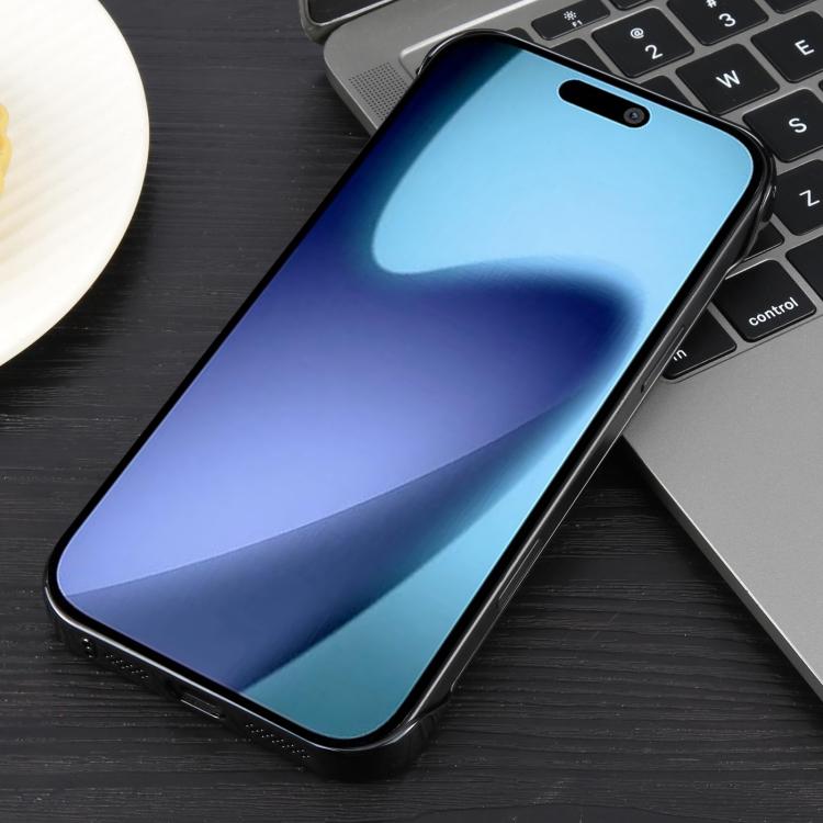 For iPhone 17 Air Electroplating Frameless Frosted Anti-Glare PC MagSafe Phone Case(Black) - free shipping - PMC Jewellery - Order now!