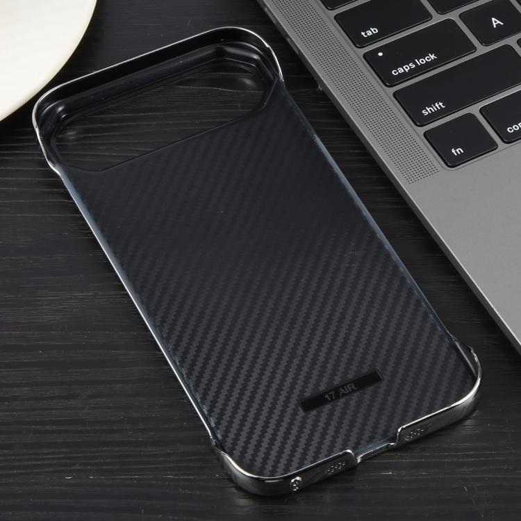For iPhone 17 Air Electroplating Frameless Frosted Anti-Glare PC MagSafe Phone Case(Silver White) - free shipping - PMC Jewellery - Order now!