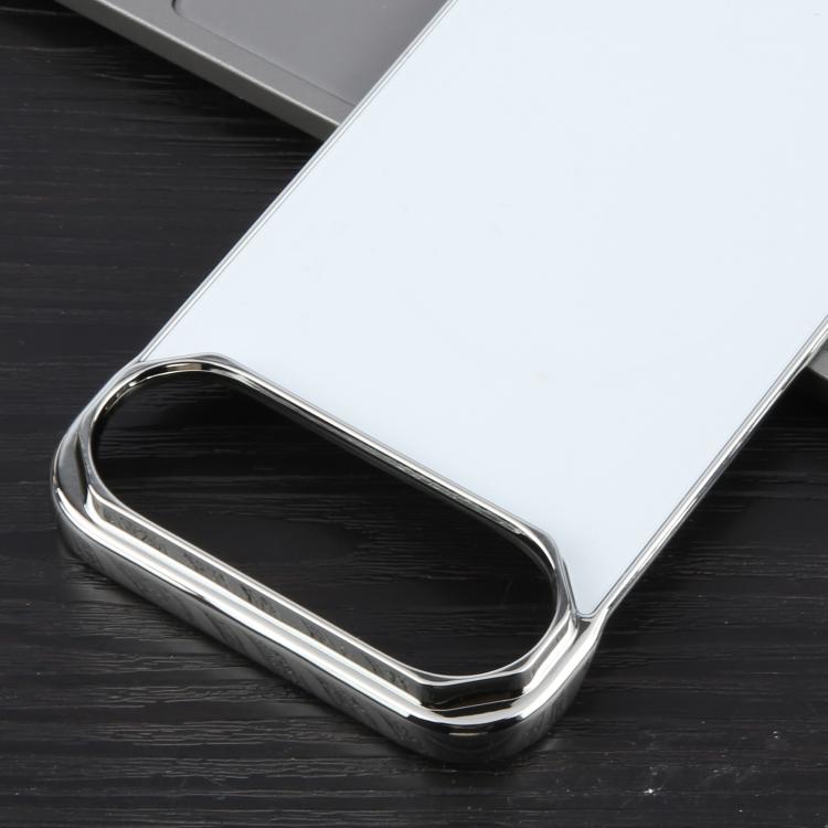 For iPhone 17 Air Electroplating Frameless Frosted Anti-Glare PC MagSafe Phone Case(Silver White) - free shipping - PMC Jewellery - Order now!