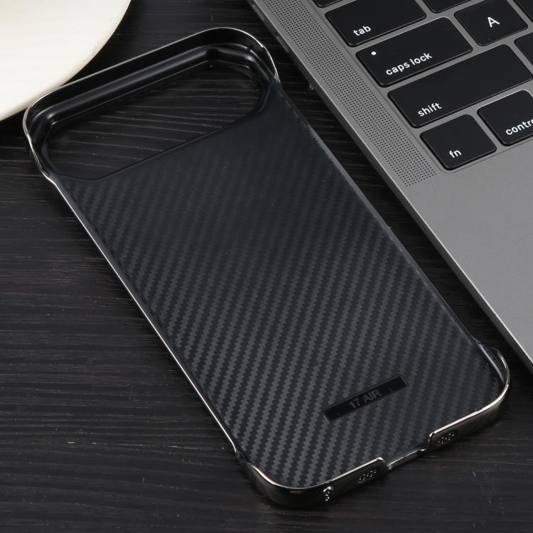 For iPhone 17 Air Electroplating Frameless Frosted Anti-Glare PC MagSafe Phone Case(Titanium Gray) - free shipping - PMC Jewellery - Order now!