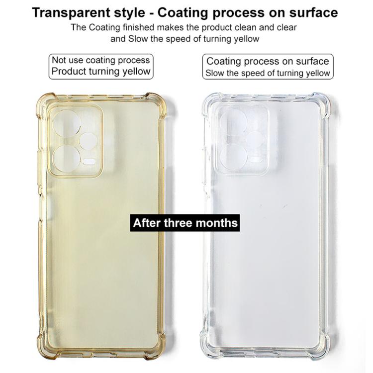 For iPhone 17 Air imak Shockproof Airbag TPU Phone Case(Matte Black)