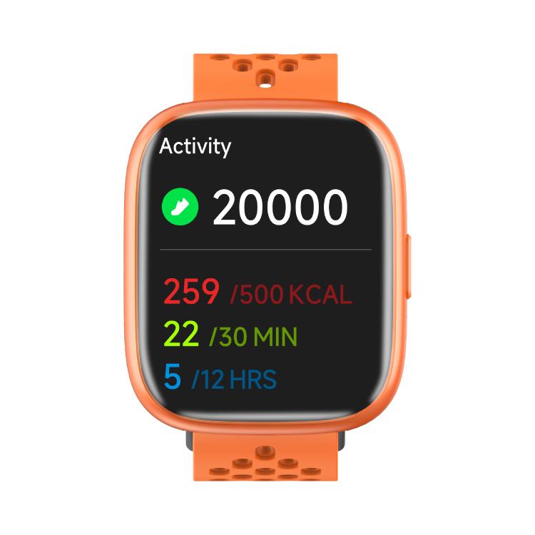 MOMAX SW1S 1.83 inch Screen IP68 Water-resistant Smart Sports Watch(Orange)