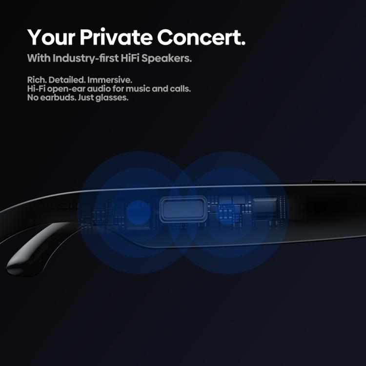 Zeblaze Eyewear AI Shooting Glasses Open-ear Audio AI Assistance(Transparent Lenses)