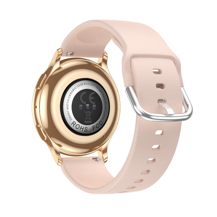 CY29 1.32 inch AMOLED Screen Female Smart Watch Supports COFIT APP(Gold Pink)
