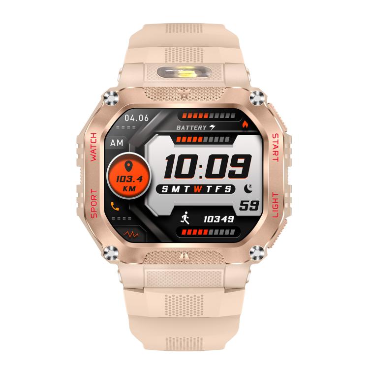 HT34 1.75 inch IPS Screen 3ATM Outdoor Sports BT Smart Watch(Pink)