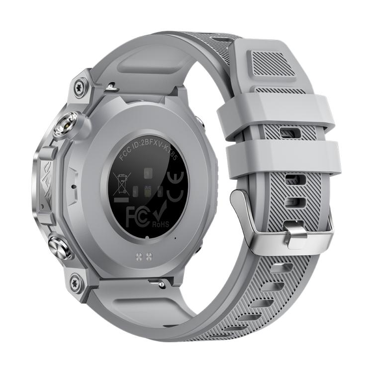 KT85 1.43 inch Screen 5ATM Outdoor Sports Smart Watch with Strong Flashlight(Grey)
