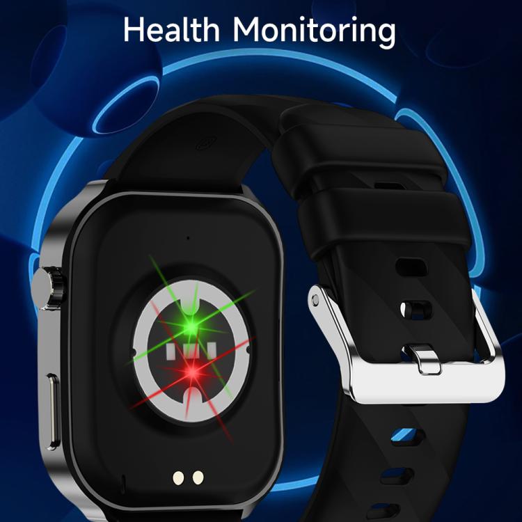 U13 2.2 inch IPS Curved Screen Smart Watch Supports BT Call(Black)