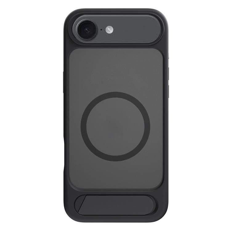 For iPhone 17 Air Kalebol MagSafe Invisible Tilt Holder PC Hybrid TPU Case(Black) - iPhone 17 Air Cases by Kalebol | Online Shopping South Africa | PMC Jewellery | Buy Now Pay Later Mobicred