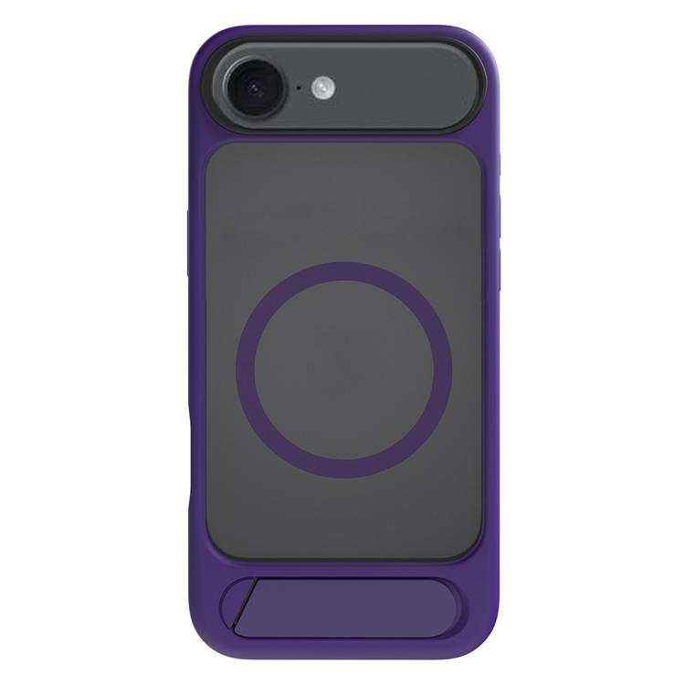 For iPhone 17 Air Kalebol MagSafe Invisible Tilt Holder PC Hybrid TPU Case(Purple) - iPhone 17 Air Cases by Kalebol | Online Shopping South Africa | PMC Jewellery | Buy Now Pay Later Mobicred