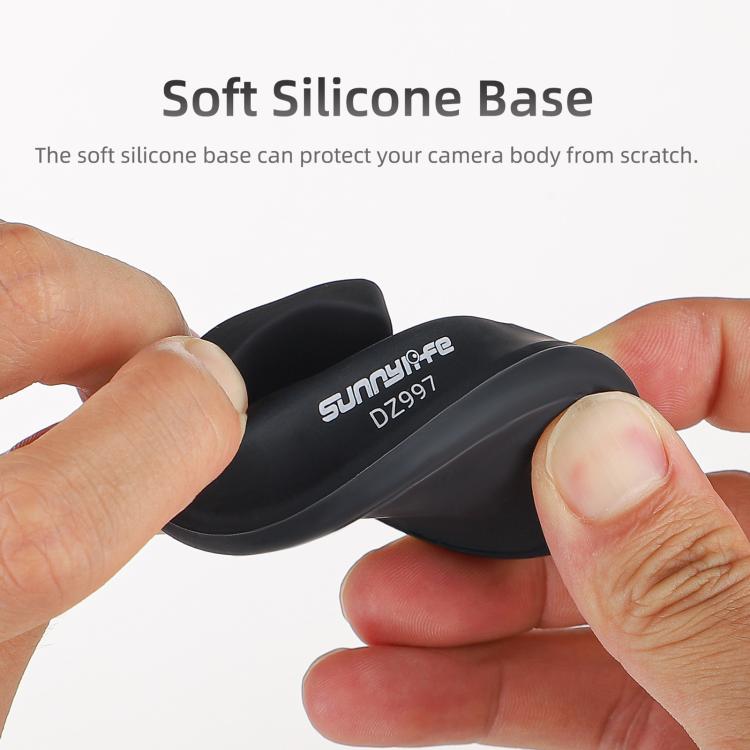 For Insta360 X5 / X4 Sunnylife Silicone Stand Base Tabletop Base(Black) - free shipping - PMC TechLife - Order now!