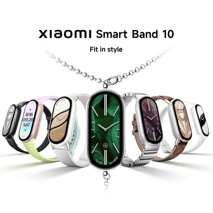 Original Xiaomi Smart Band 10, 1.72 inch AMOLED Screen 5ATM Waterproof Smart Watch, Support Blood Oxygen / Heart Rate Monitor(Black) - free shipping - PMC Jewellery - Order now!