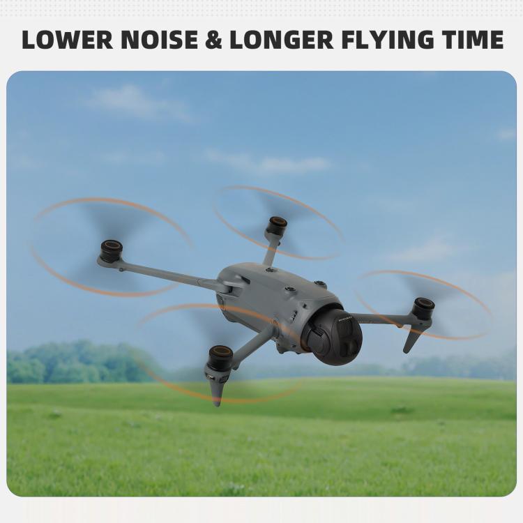 For DJI Mavic 4 Pro Sunnylife 1158F Quick-Release Propellers Blades, Type:One Pair(Silver Tip) - free shipping - PMC Jewellery - Order now!