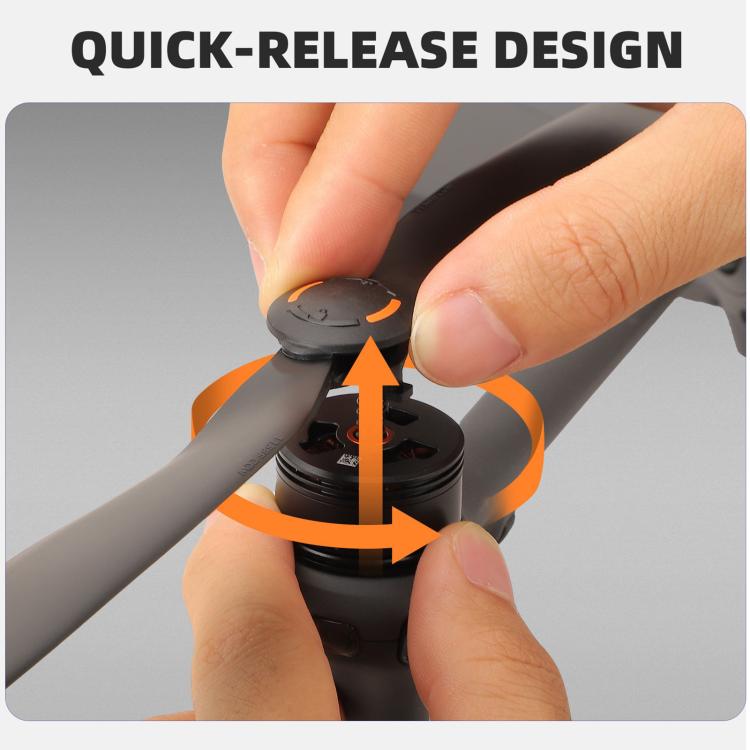 For DJI Mavic 4 Pro Sunnylife 1158F Quick-Release Propellers Blades, Type:Two Pairs(Orange Tip) - free shipping - PMC Jewellery - Order now!