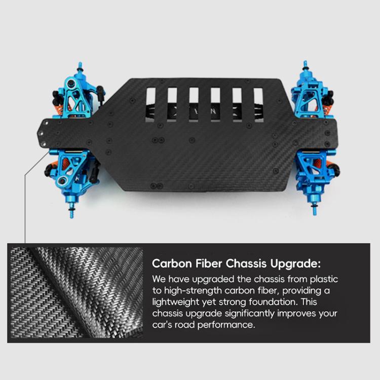 PMM Racing TT02 1:10 Carbon Fiber Chassis Aluminum Alloy RC Car Frame - free shipping - PMC Jewellery - Order now!