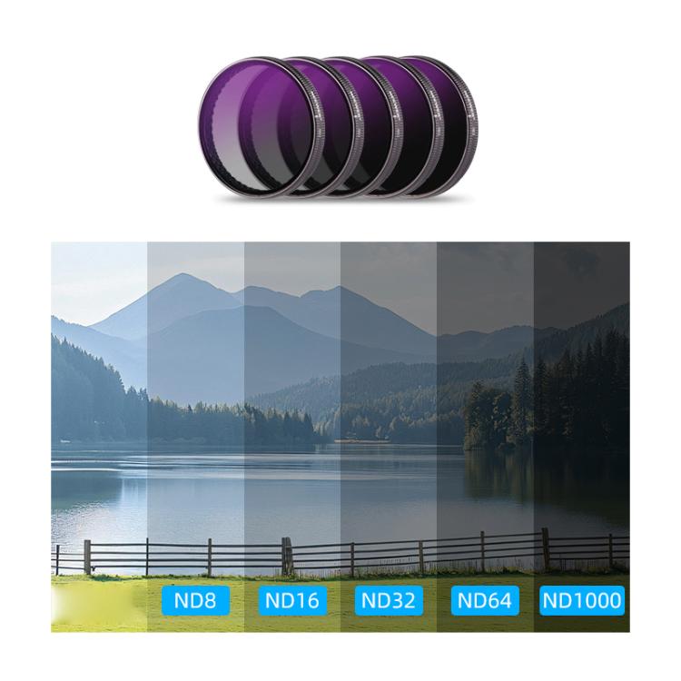 For DJI Action 5 Pro Camera Lens Filter, Filter:ND64 - free shipping - PMC Jewellery - Order now!