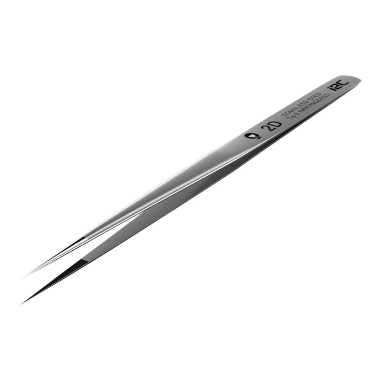 i2C NS Series Super Alloy High Precision Stainless Steel Super Hard Extra Tip Flying Wire Tweezers, Model:NS-01 2.5 Standard