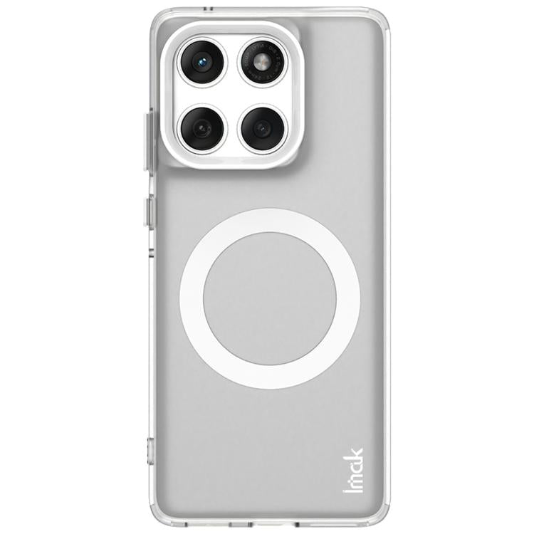 For Motorola Edge 60 Fusion IMAK Chocolate Series TPU + PET MagSafe Phone Case(White)