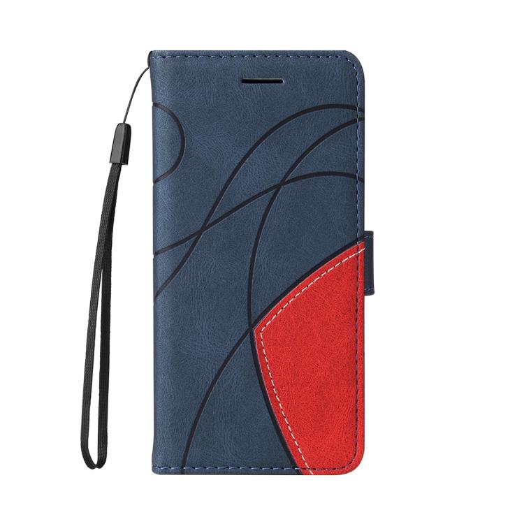 For Nothing Phone 3 Dual-color Splicing Flip Leather Phone Case(Blue) - free shipping - PMC Jewellery - Order now!