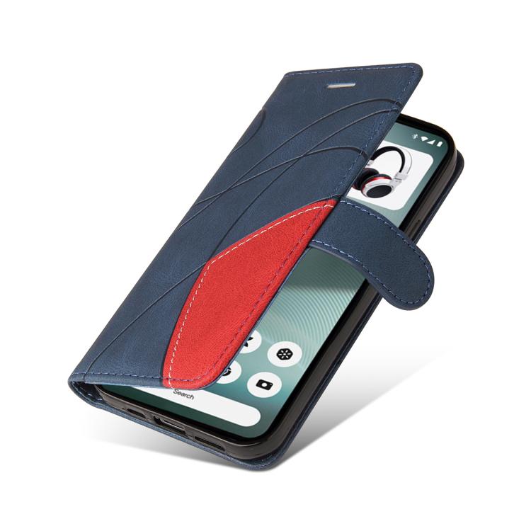 For Nothing Phone 3 Dual-color Splicing Flip Leather Phone Case(Blue) - free shipping - PMC Jewellery - Order now!