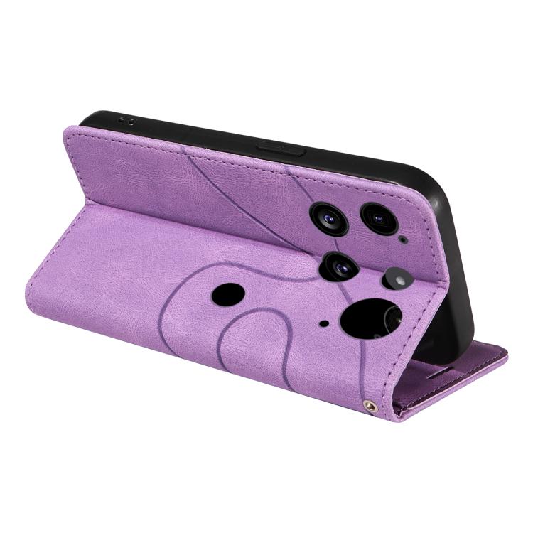 For Nothing Phone 3 Dual-color Splicing Flip Leather Phone Case(Purple) - free shipping - PMC Jewellery - Order now!