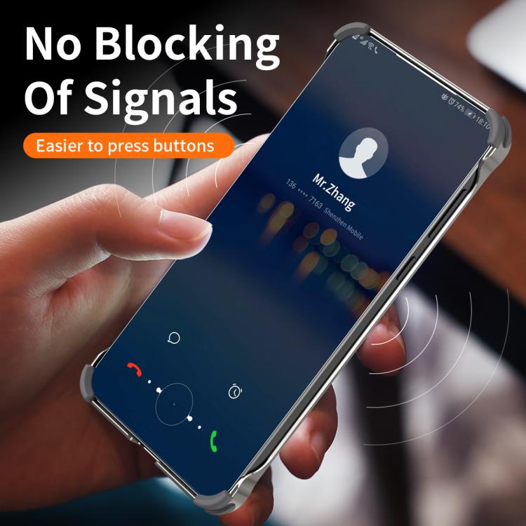 For Honor Magic7 J TRIBE Metal Frameless Plain Leather MagSafe Phone Case(Black) - free shipping - PMC TechLife - Order now!