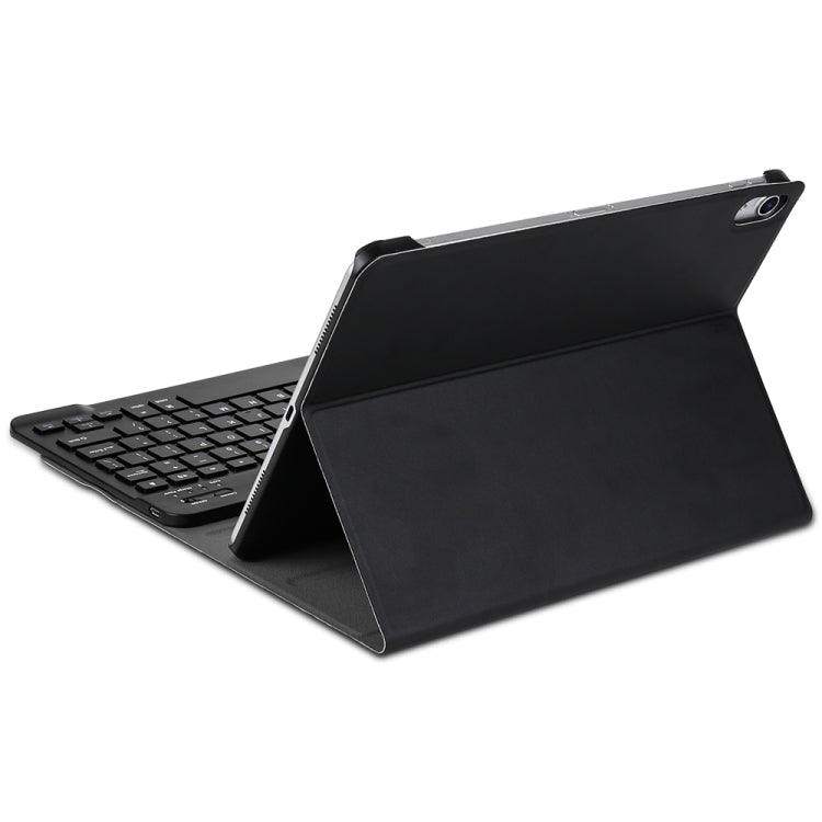 A098 Detachable Ultra-thin ABS Bluetooth Keyboard Tablet Case for iPad Air 4 / Air 5 / Pro 11 inch 2022 / 2021 / 2020 / 2018, with Stand(Black)
