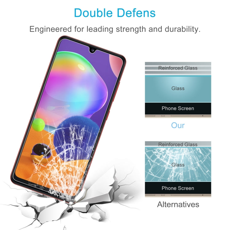 For Samsung Galaxy A31 0.26mm 9H 2.5D Tempered Glass Film