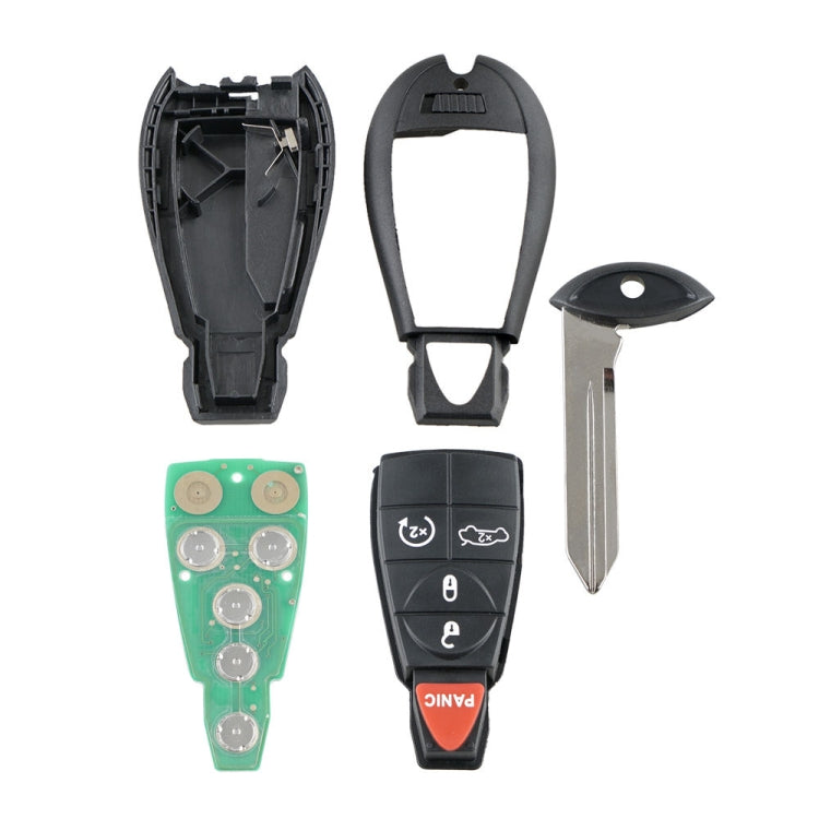 Car 433MHZ FCCID: M3N5WY783X Key Shell Remote Control Case for Dodge / Chrysler / Jeep 5-button - Remote Car Key by PMC TechLife | Online Shopping South Africa | PMC TechLife | Buy Now Pay Later Mobicred