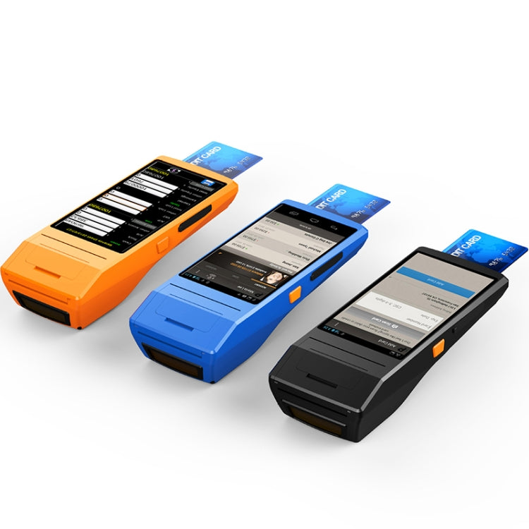 PDA-5501 Multi-function 5.5 inch IPS Screen IP65 Protection All-in-one Intelligent Terminal, Built-in Thermal Line Printer & MIC & Speaker, Support WiFi & Bluetooth & GPS(Blue) - Receipt Printers by PMc TechLife | Online Shopping South Africa | PMc TechLife | Buy Now Pay Later Mobicred